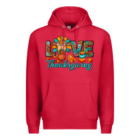 Cardinal Love Thanksgiving Gobble And Frappe Premium Hoodie - FaDigitalArtStudio