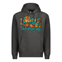 Charcoal Heather Love Thanksgiving Gobble And Frappe Premium Hoodie - FaDigitalArtStudio
