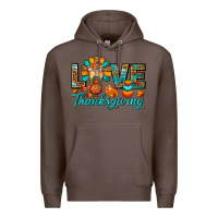 Coffee Love Thanksgiving Gobble And Frappe Premium Hoodie - FaDigitalArtStudio