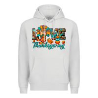 Dove Grey Love Thanksgiving Gobble And Frappe Premium Hoodie - FaDigitalArtStudio