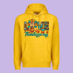 Love Thanksgiving Gobble And Frappe Premium Hoodie Designed By Fadigitalartstudio