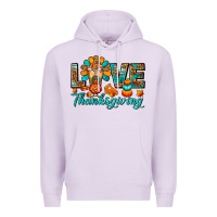 Lilac Love Thanksgiving Gobble And Frappe Premium Hoodie - FaDigitalArtStudio