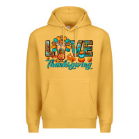 Mustard Love Thanksgiving Gobble And Frappe Premium Hoodie - FaDigitalArtStudio