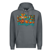 Rock Love Thanksgiving Gobble And Frappe Premium Hoodie - FaDigitalArtStudio