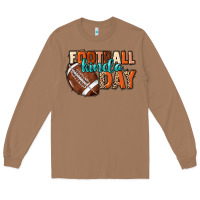 Toasted Coconut Football kinda day Long Sleeve Tee - NancyCooperArtShop