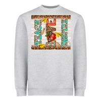 Heather Grey teach love inspire Heavyweight Sweatshirt - TumblerDesignByShophia