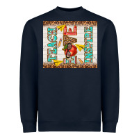 Navy teach love inspire Heavyweight Sweatshirt - TumblerDesignByShophia