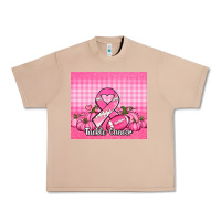 Burro tackle cancer pumpkins football and ribbon Urban Heavy Tee - Jasminsmagicworld
