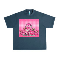 Midnight Navy tackle cancer pumpkins football and ribbon Urban Heavy Tee - Jasminsmagicworld