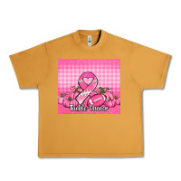 Peanut Butter tackle cancer pumpkins football and ribbon Urban Heavy Tee - Jasminsmagicworld