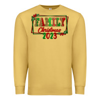 Antique Gold Family Christmas 2023 Premium Sweatshirt - FaDigitalArtStudio
