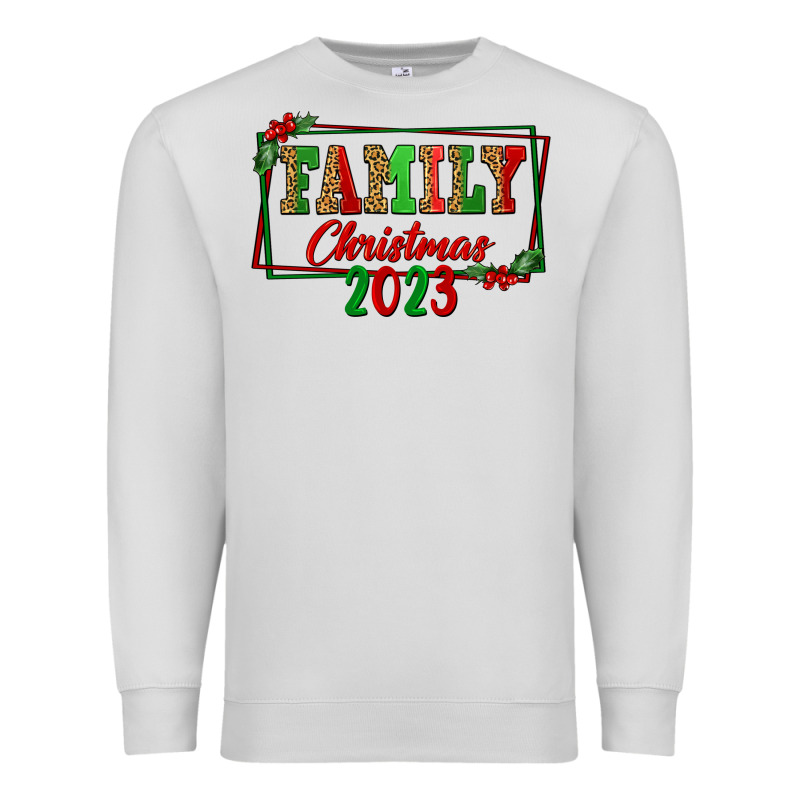 Family Christmas 2023 Premium Sweatshirt by FaDigitalArtStudio | Teevron