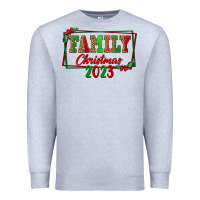 Heather Grey Family Christmas 2023 Premium Sweatshirt - FaDigitalArtStudio