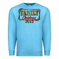 Ocean Blue Family Christmas 2023 Premium Sweatshirt - FaDigitalArtStudio