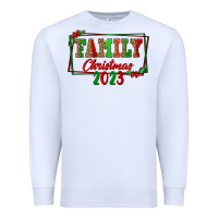 White Family Christmas 2023 Premium Sweatshirt - FaDigitalArtStudio