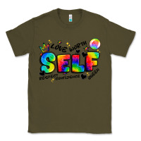 Army Green self love tie dye Classic Tee - Artiststas