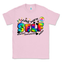 Bubblegum Pink self love tie dye Classic Tee - Artiststas