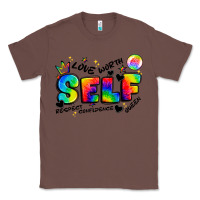 Chestnut self love tie dye Classic Tee - Artiststas