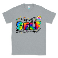 Heather Grey self love tie dye Classic Tee - Artiststas