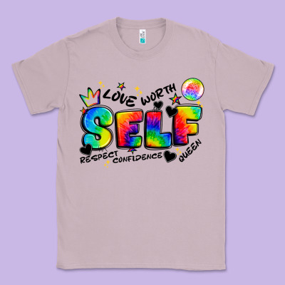 Self Love Tie Dye Classic Tee Designed By Artiststas