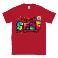Red self love tie dye Classic Tee - Artiststas