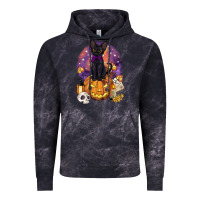 Cloud Black halloween black cat pumpkin Vintage Hoodie - BarkalooDesign