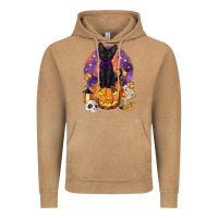 Vintage Camel halloween black cat pumpkin Vintage Hoodie - BarkalooDesign