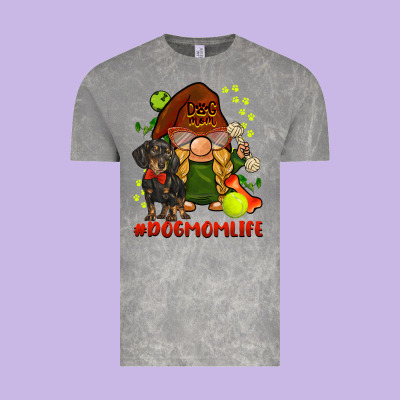 Dog Mom  Life Gnome Vintage Tee Designed By Barkaloodesign