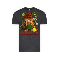 Vintage Black dog mom  life gnome Vintage Tee - BarkalooDesign
