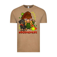 Vintage Coffee dog mom  life gnome Vintage Tee - BarkalooDesign