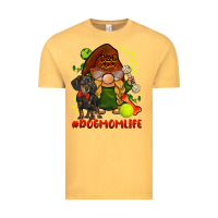 Vintage Mustard dog mom  life gnome Vintage Tee - BarkalooDesign