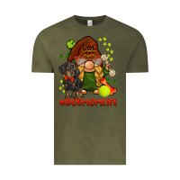 Vintage Olive dog mom  life gnome Vintage Tee - BarkalooDesign