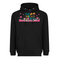 Black best teacher ever libbey glass Heavyweight Hoodie - BundleAndBundleShop