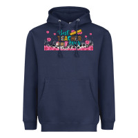 Navy best teacher ever libbey glass Heavyweight Hoodie - BundleAndBundleShop
