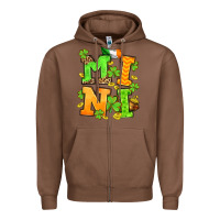Chestnut St. Patrick's Day mini Zipper Hoodie - OliviaCreatesArt