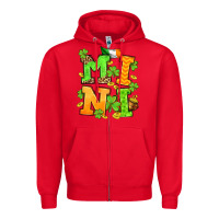 Red St. Patrick's Day mini Zipper Hoodie - OliviaCreatesArt