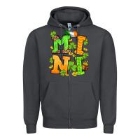 Smoke St. Patrick's Day mini Zipper Hoodie - OliviaCreatesArt