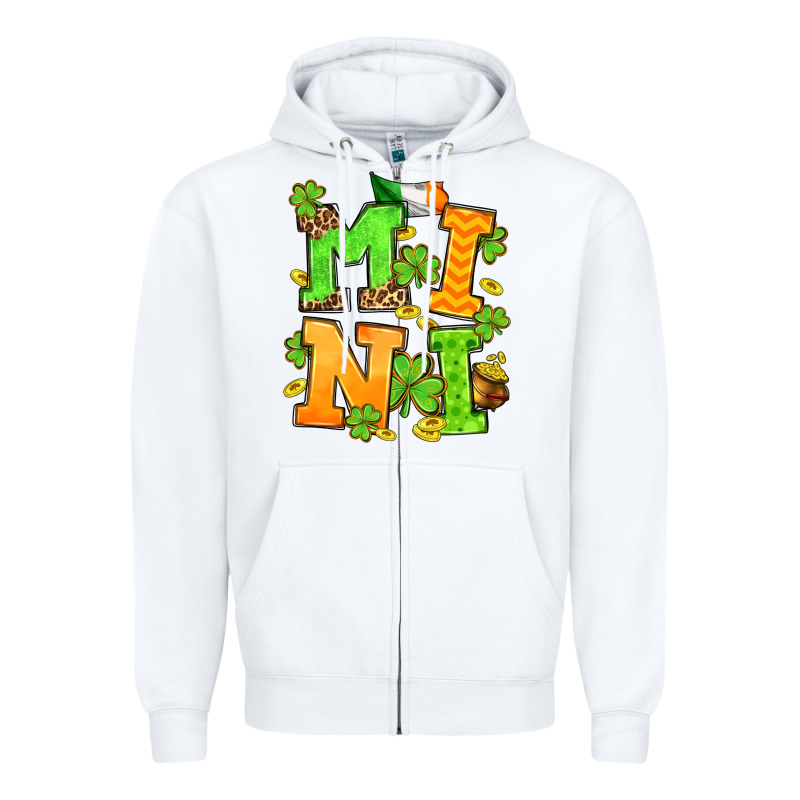St. Patrick's Day Mini Zipper Hoodie by OliviaCreatesArt | Teevron
