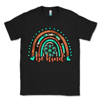 Black be kind western turquoise rainbow Classic Tee - JahusDesignShop