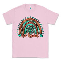 Bubblegum Pink be kind western turquoise rainbow Classic Tee - JahusDesignShop