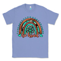 Colony Blue be kind western turquoise rainbow Classic Tee - JahusDesignShop