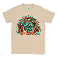 Mushroom be kind western turquoise rainbow Classic Tee - JahusDesignShop