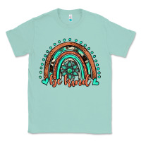 Seafoam be kind western turquoise rainbow Classic Tee - JahusDesignShop