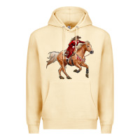 Pina Colada Western Christmas Cowgirl On The Horse Premium Hoodie - RanaPortraitStore