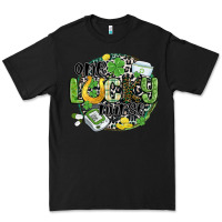 Black one lucky nurse Premium Tee - MaliasSmallBusiness