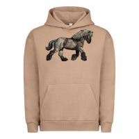 Pigment Burro Belgian Horse Urban Hoodie - LillyAllenDesigns