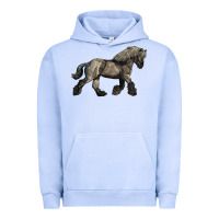 Pigment Grape Ice Belgian Horse Urban Hoodie - LillyAllenDesigns