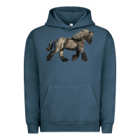 Pigment Midnight Navy Belgian Horse Urban Hoodie - LillyAllenDesigns
