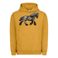 Pigment Peanut Butter Belgian Horse Urban Hoodie - LillyAllenDesigns