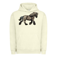 Pigment Pistachio Belgian Horse Urban Hoodie - LillyAllenDesigns